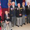 We will remember them,  Tom Tindal at the far right beside past Mayor Jim Garrah, has 76 years legion service and still going strong, 2023
left and sitting is Father Flag John Matheson, next is Bill Nuttal, then Jerry Walker. Unknown name, Bill Hale, Tom Tindal as mentioned and Past Mayor Jim Garrah